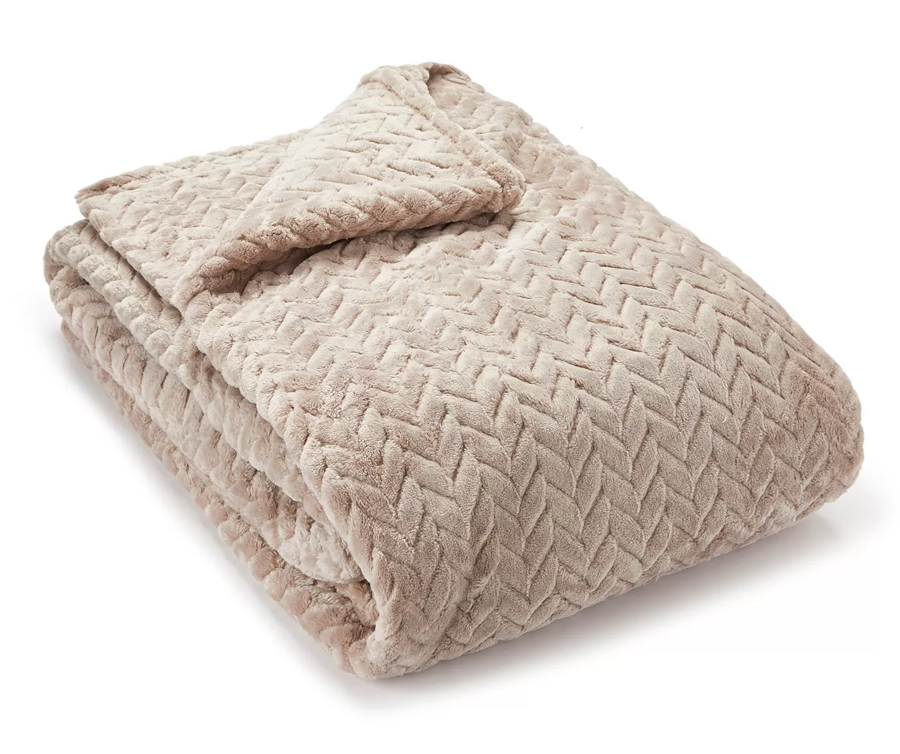 Tan Chevron Embossed Velvet Queen Blanket Tan Chevron Embossed Velvet Queen Blanket -Big Lots Furniture Store 810573799 810573801 1