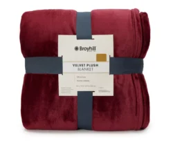 Broyhill Velvet Plush Blanket -Big Lots Furniture Store 810575683 810575684