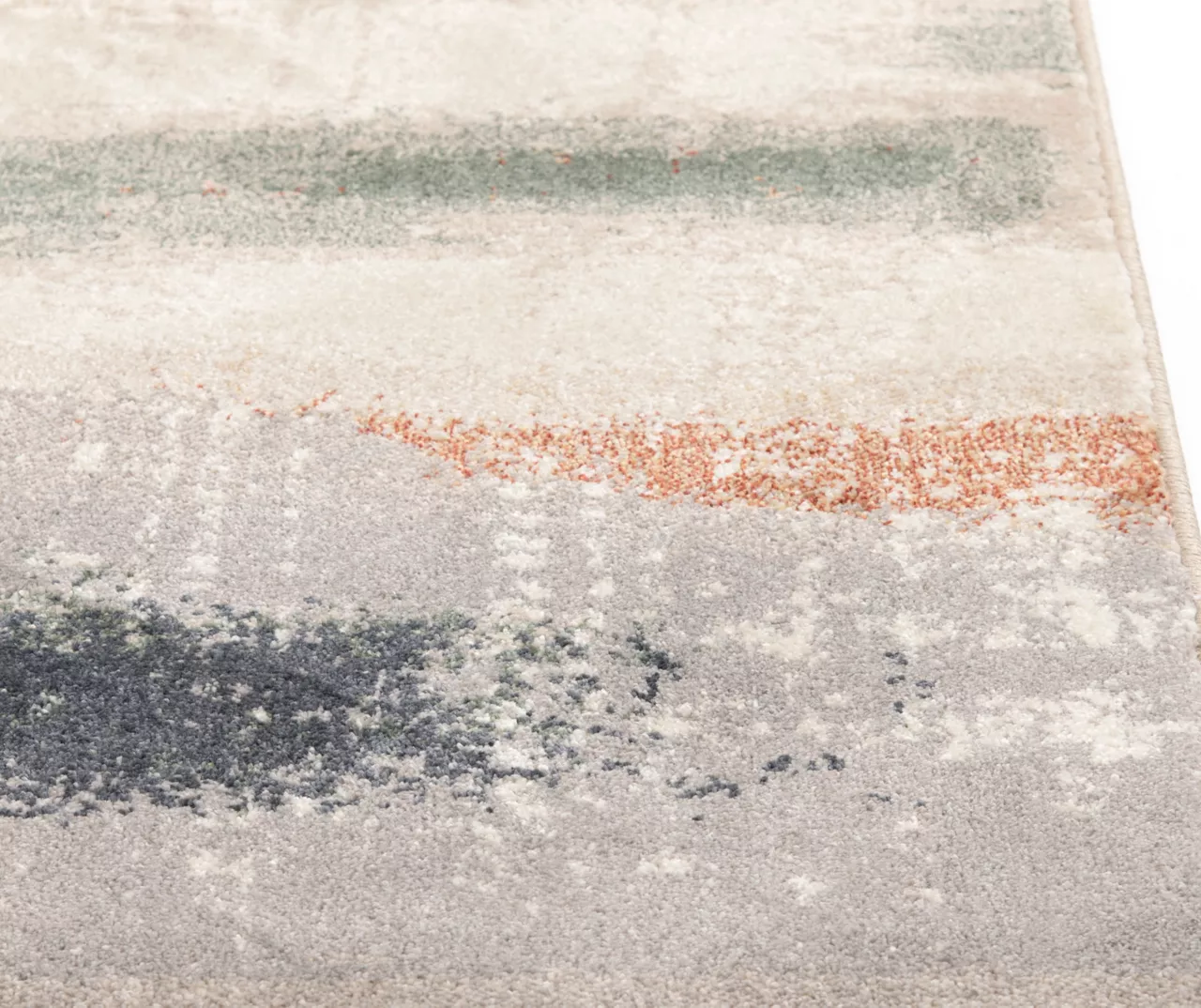 Hadlee Sand, Coral & Green Abstract Area Rug, (5' x 7') Hadlee Sand, Coral & Green Abstract Area Rug, (5' X 7') -Big Lots Furniture Store 810586500 810586496 810586492 2 2