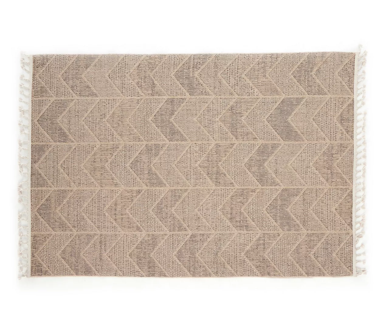 Jani Brown Chevron Outdoor Area Rug, (5' x 7') Jani Brown Chevron Outdoor Area Rug, (5' X 7') -Big Lots Furniture Store 810586753 810586752 810586751 LawnNGarden Ecomm 090722 Roy A0 1