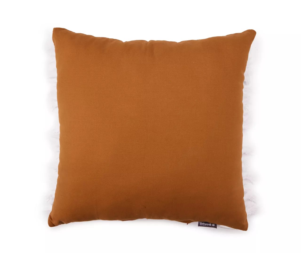 Golden Brown & White Tassel Stripe Throw Pillow Golden Brown & White Tassel Stripe Throw Pillow -Big Lots Furniture Store 810590727 1 A0