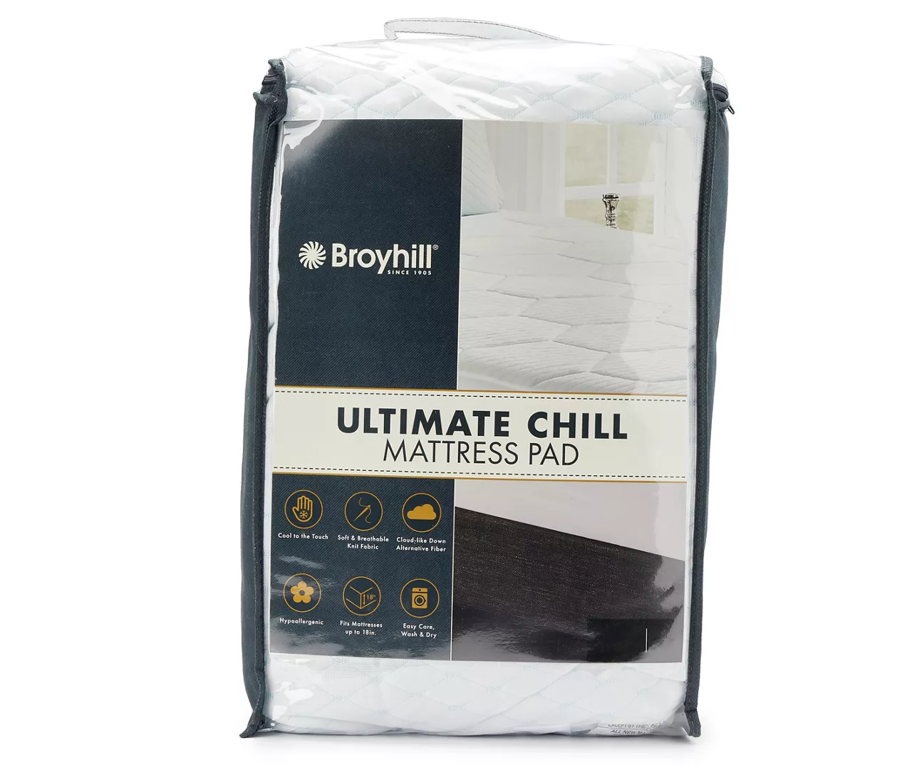 Broyhill White Ultimate Chill Mattress Pad Broyhill White Ultimate Chill Mattress Pad -Big Lots Furniture Store 810595839 A0 1