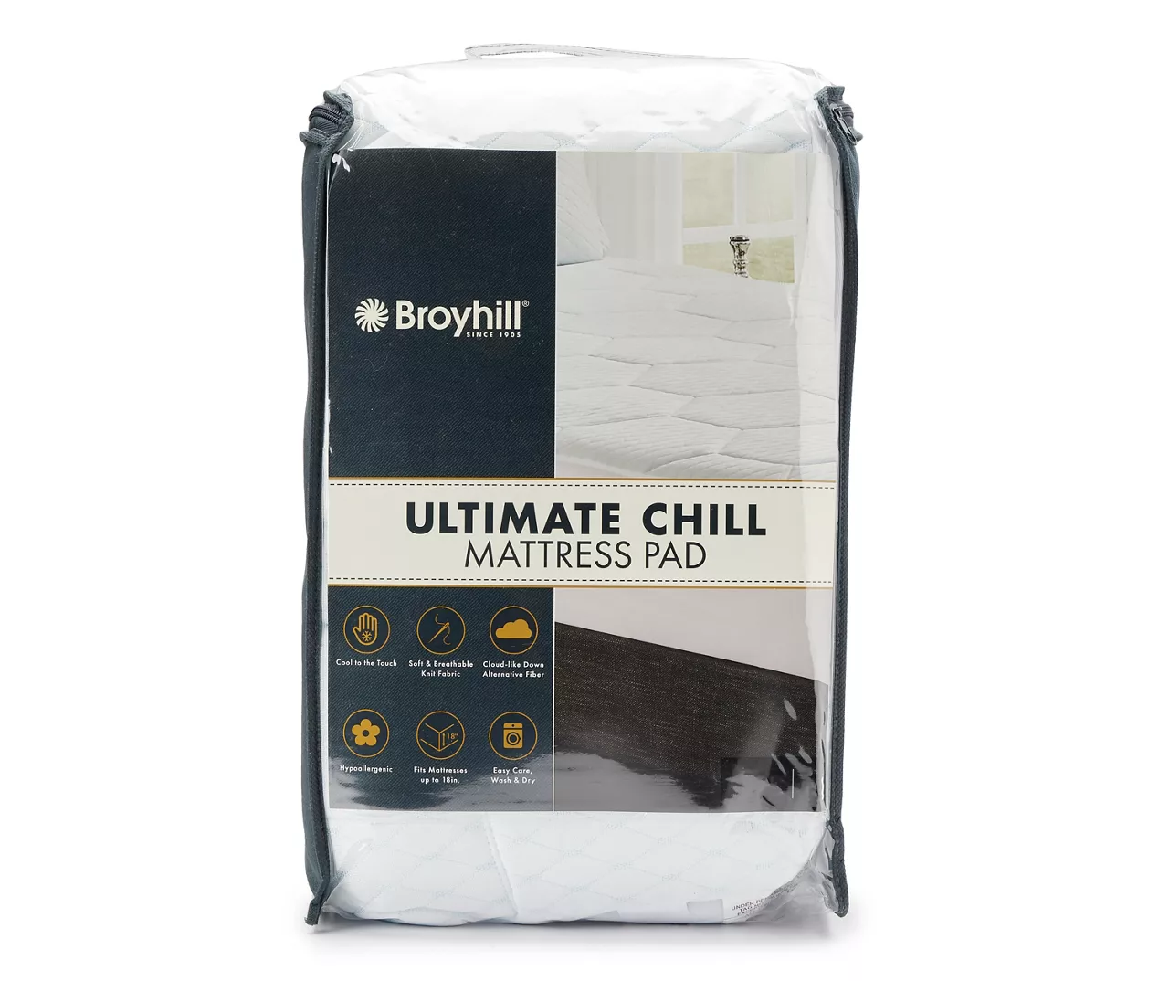 Broyhill White Ultimate Chill Mattress Pad Broyhill White Ultimate Chill Mattress Pad -Big Lots Furniture Store 810595840 A0 1