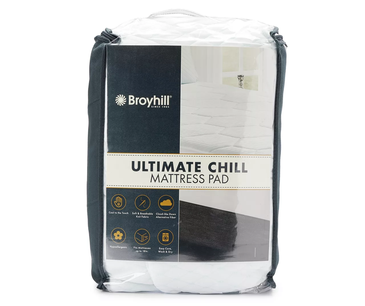 Broyhill White Ultimate Chill Mattress Pad Broyhill White Ultimate Chill Mattress Pad -Big Lots Furniture Store 810595841 A0 1