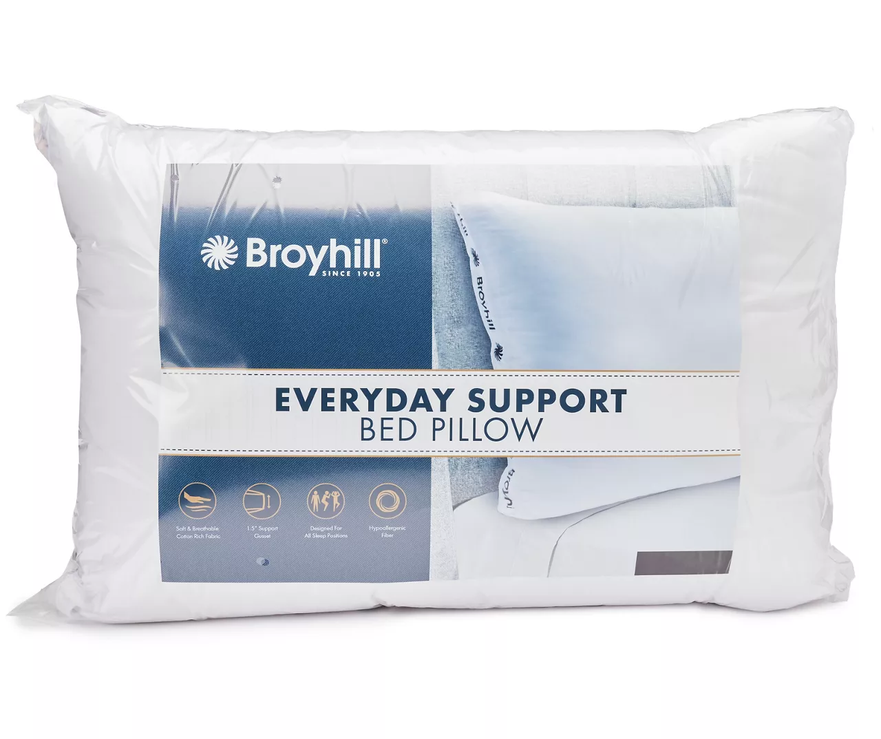 Everyday Support White Standard Pillow Everyday Support White Standard Pillow -Big Lots Furniture Store 810596974 A0 1