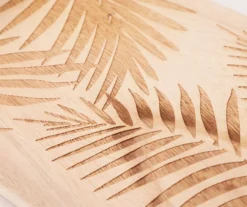 Wild Sedona Brown Etched Palm Wood Tray -Big Lots Furniture Store 810601629 A8 2