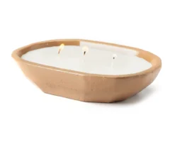 Wild Sedona Cozy Welcome Tan 3-Wick Boat Candle, 9 Oz. -Big Lots Furniture Store 810602423 A1 1