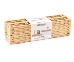 Natural Brown Woven Wall Shelf, 2-Pack -Big Lots Furniture Store 810602435 A0 1