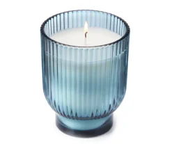 Wild Sedona Sea Salt Wave Rib Pedestal Candle, 15 Oz. -Big Lots Furniture Store 810602443 A1 1