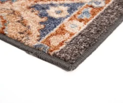 Broyhill Blue & Tan Traditional Floral Accent Rug -Big Lots Furniture Store 810602620 810602619 A8 2