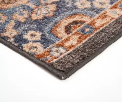 Broyhill Blue & Tan Traditional Floral Accent Rug -Big Lots Furniture Store 810602761 A8 2