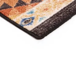 Broyhill Orange & Brown Geometric Accent Rug -Big Lots Furniture Store 810602766 810602765 A8 2