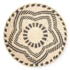 Tan & Black Star Woven Grass Wall Decor