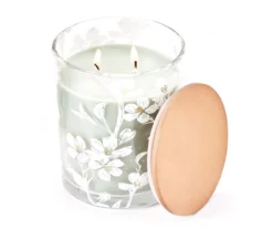 Verbena Leaf & Petals 2-Wick Floral Glass Candle, 16 Oz. -Big Lots Furniture Store 810604231 A8 2