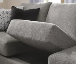 Alexandria Gray Chenille Sofa -Big Lots Furniture Store 810616679 810616680 B0 2