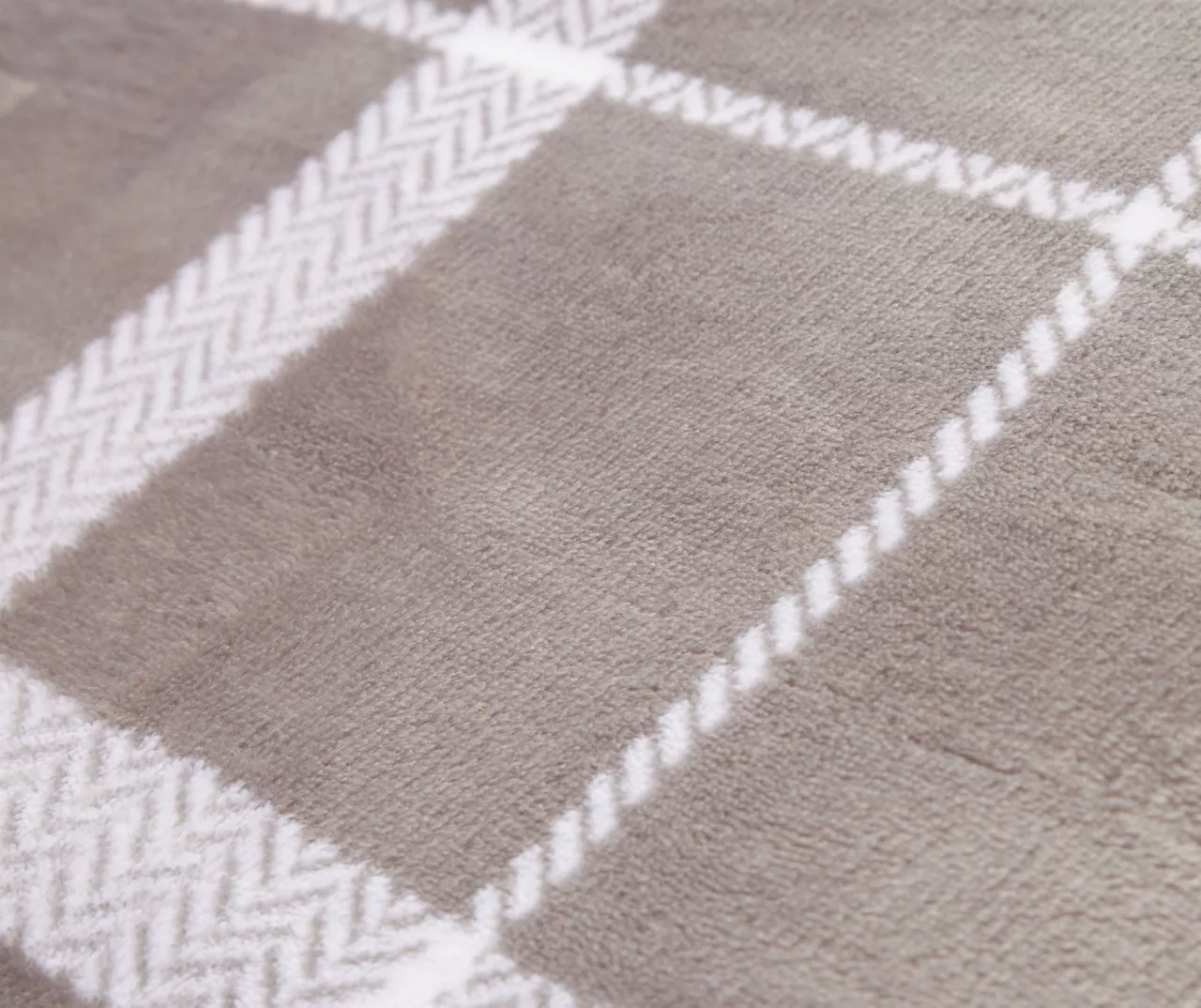 Gray & White Plaid Queen/King Velvet Plush Blanket Gray & White Plaid Queen/King Velvet Plush Blanket -Big Lots Furniture Store 810617548 810617522 A8 2