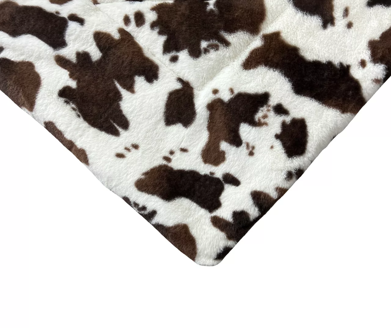 Cream & Brown Cow Print Faux Fur Full/Queen Comforter Cream & Brown Cow Print Faux Fur Full/Queen Comforter -Big Lots Furniture Store 810617565 810617566 A8 3 1
