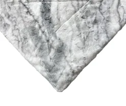 Gray Marble Print Faux Fur Full/Queen Comforter 3 Gray Marble Print Faux Fur Full/Queen Comforter -Big Lots Furniture Store 810617619 810617562 A8 3